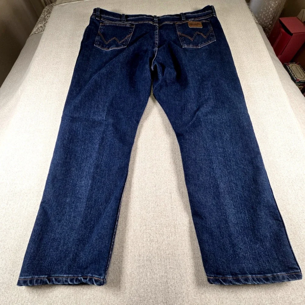Wrangler Cowboy Cut Dark Wash Jeans Men's‎ 47 x 30 Regular Fit Western Rodeo
